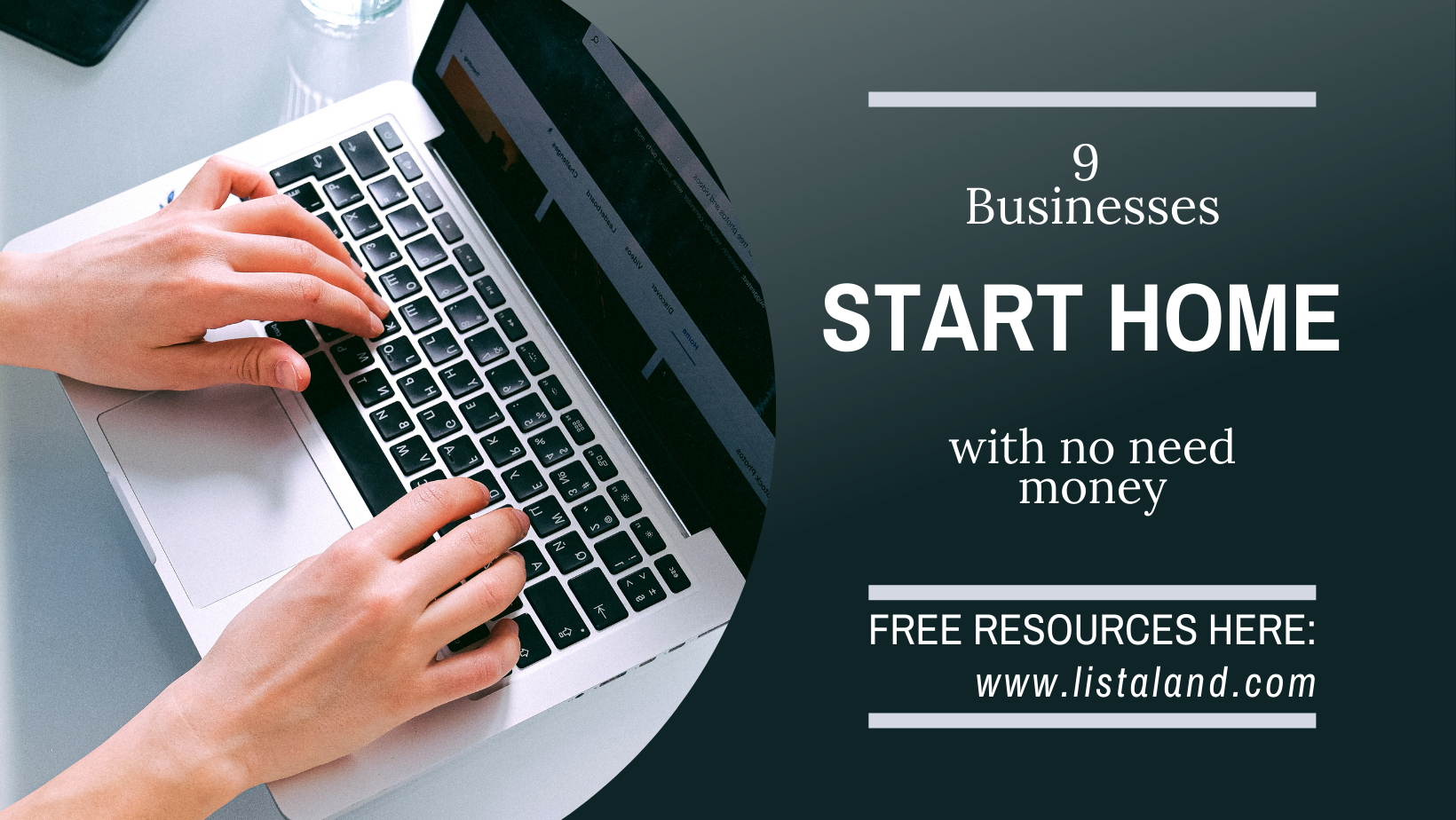 9 Businesses You Can Start Home with No Money ListaLand